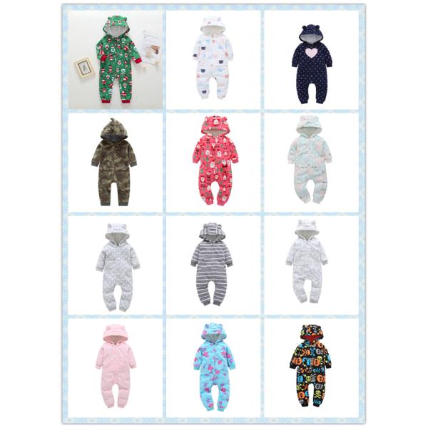 New Arrival Winter Cool Baby Clothes Floral cotton infant rompers
