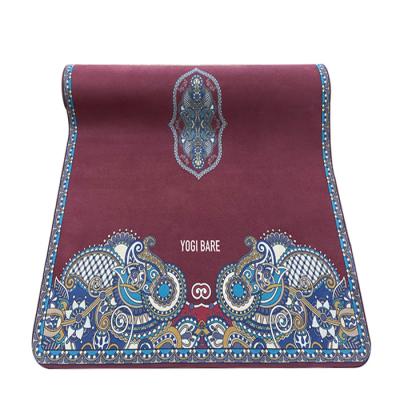 Custom Microfiber Yoga Mat Anti Slip Proof Yoga Mat Rubber Natural Suede Foldable