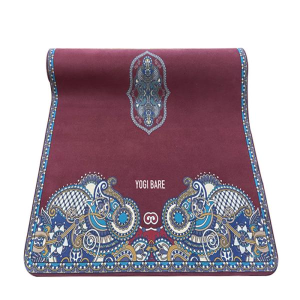 Custom Microfiber Yoga Mat Anti Slip Proof Yoga Mat Rubber Natural Suede Foldable