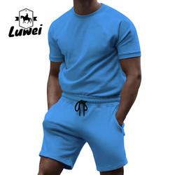 Algodão Jogging Homens Vestuário Desportivo Conjunto Fitnesse Trajes de ginástica Trajes de 2 peças