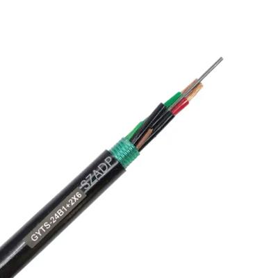 GYTS/GYTA 9.0-9.5mm G652D G657A FTTH Fiber Optic Cable 24-288C