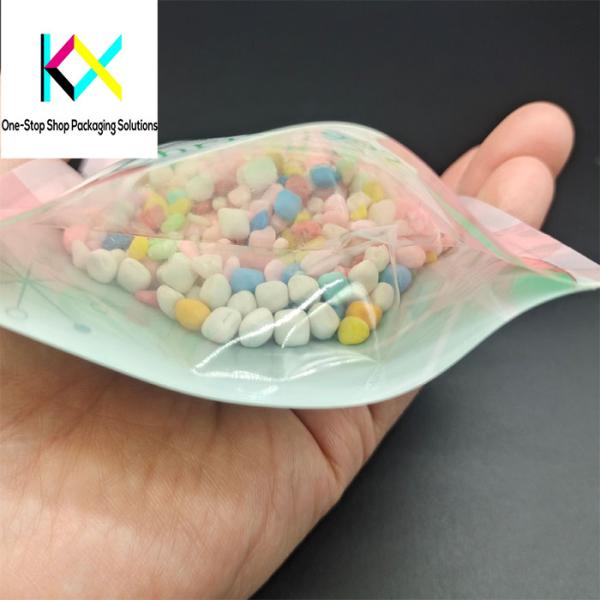 Customizable Plastic Pouch Bags Spot UV Zipper Food Packaging Pouch for Commodity