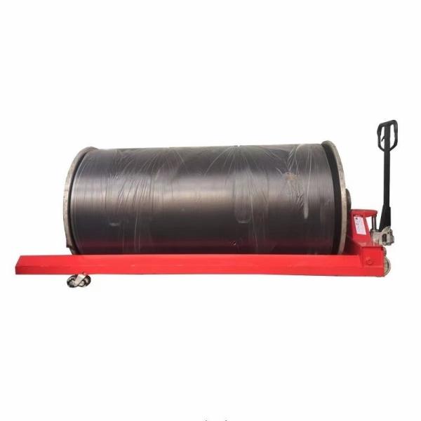 Fabrica Vendas Diretas Duravel Manual empurrar Warp Beam Trolley Tecido Pack And Roll Trolley