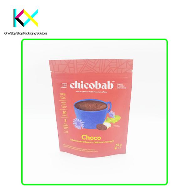Plastic Matte Heat Seal Packaging Bags 60g Printed Resealable Pouches