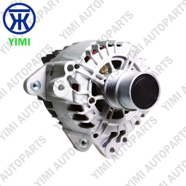 140A Output Alternator 04C 903 023 K with LIN-Bus Communiion and Overrunning Pulley for Audi A3 VW Golf