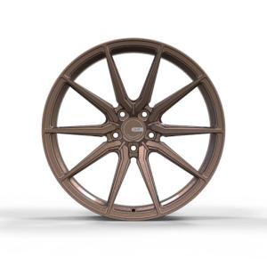 Le poids léger de JWL des roues de 20 pouces a balayé Brown ET38 5x112 PCD