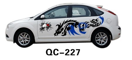 Waterproof Respect PVC Custom Car Body Sticker QC-227K