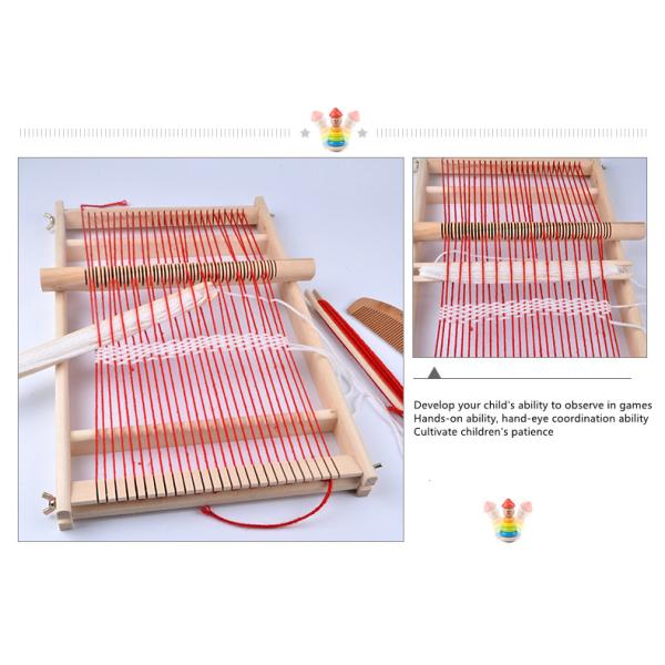 Тень многофункциональных детей большая деревянная сплетя