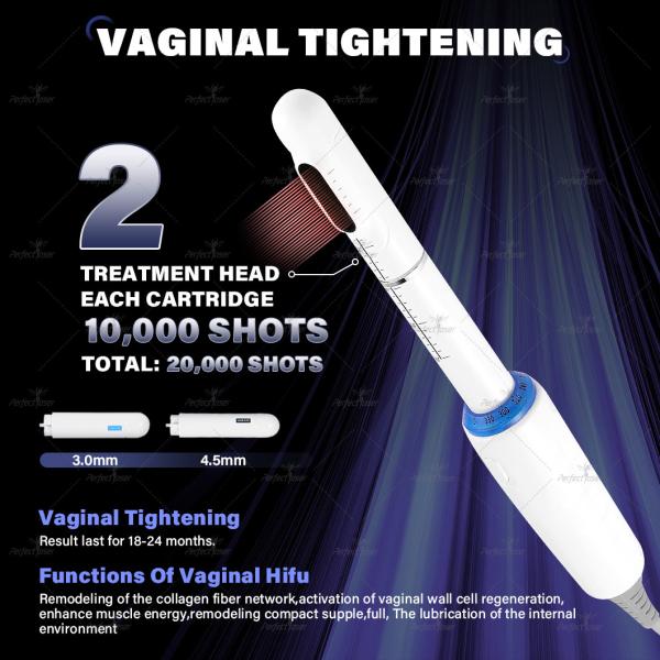5 in 1 Hifu High Intensity Focused Ultrasoud Vmax Face Rejuvenation Wrinkle Removal Vaginal Tightening Machine