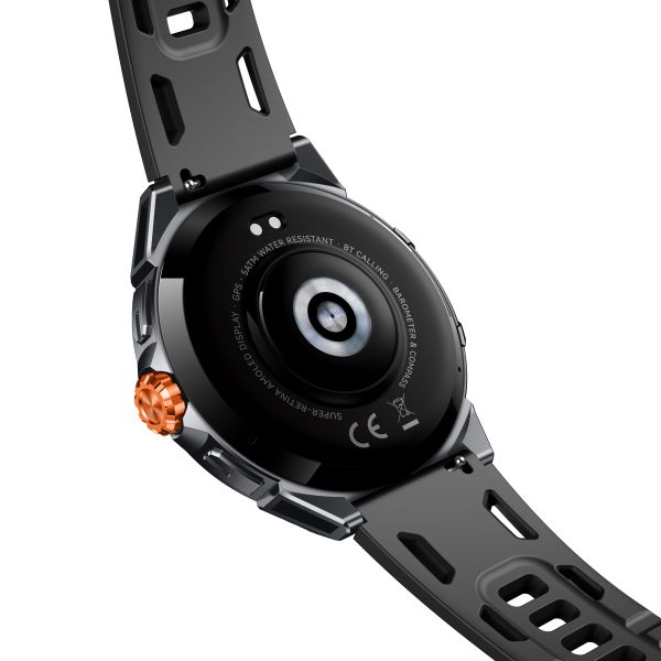  KW348 GPS Sport Smartwatch with AMOLED Display 5ATM Waterproof