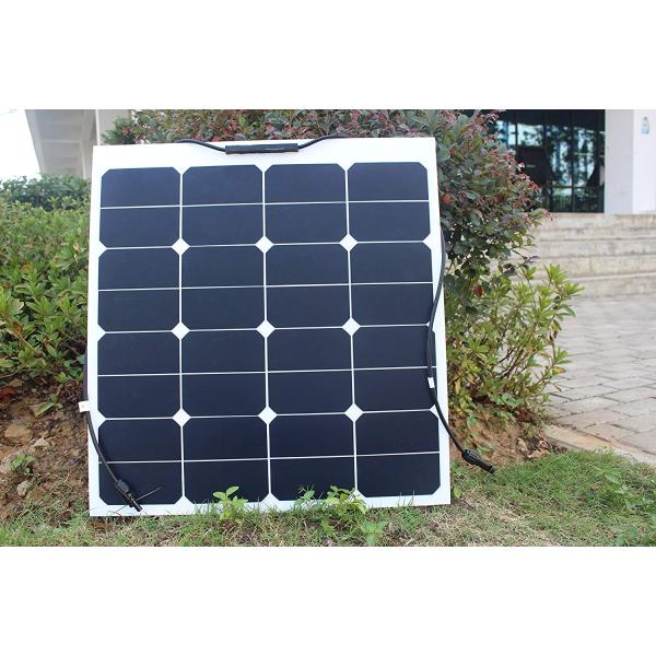 Flexible 18v 50w Solar Panel Curved Soft Thin Film Solar Panel C60 Cell