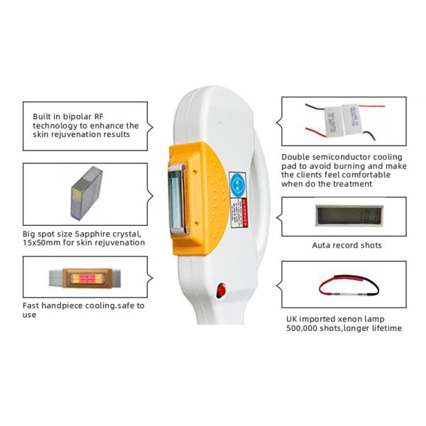 IPL Skin Rejuvenation Hair Removal Machine with Acne/Pigment/Wrinkle/Vascular Removal