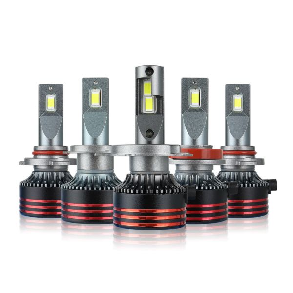 M8 Pro H4 LED Headlight High Power Dual Beam Copper Cooling Spotlight IP68 Universal Fit