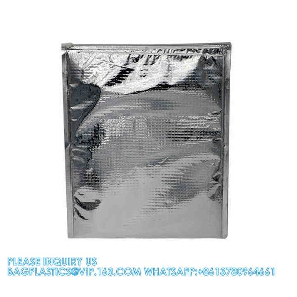 Slider closure thermal bag pack, Eco Friendly Plastic Insulate Thermal Bag Function For Freish Food Cooler Bag