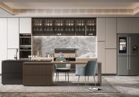 Modern Kitchen Cabinet with Granite Countertop Custom Design