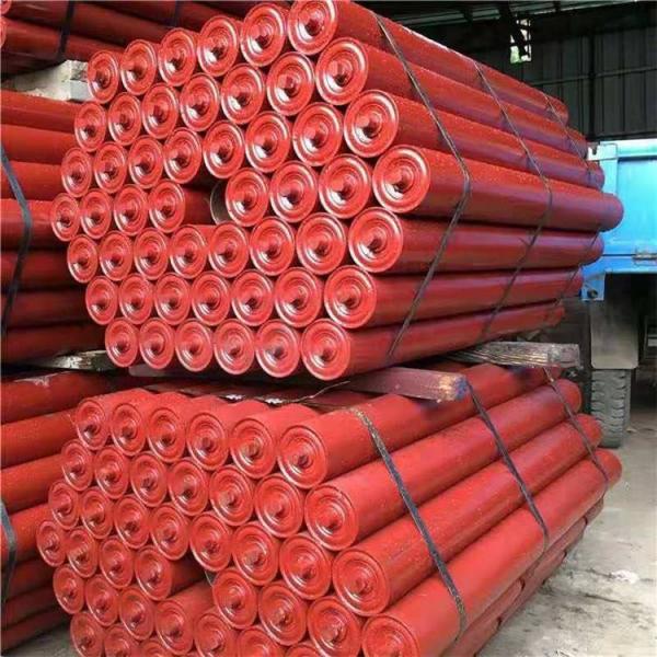 Heavy Duty Q235 Q345 Galvanized Steel Roller With Bearing House