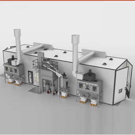 Q2610 Mechanical Recovery Sand Blasting Room , Large Blast Cabinet Remove Rusty Layer