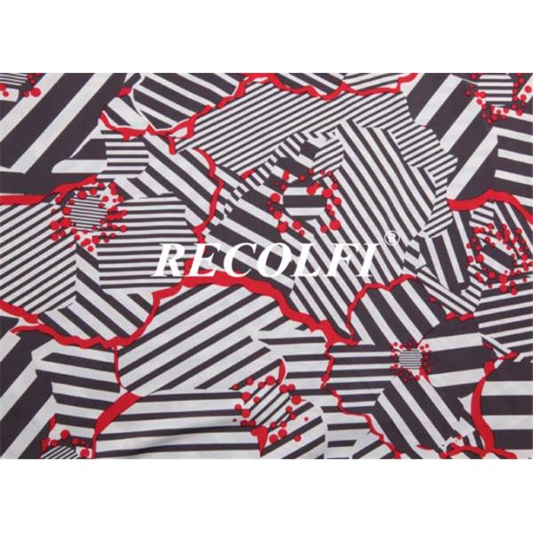Printing Absorbent Poly Yarn Women'S Activewear Knit Fabric UPF50+