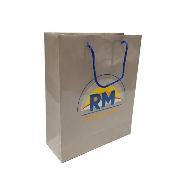 Customized Size Business Gift Shopping Paper Bag with Handle and Customized Logo