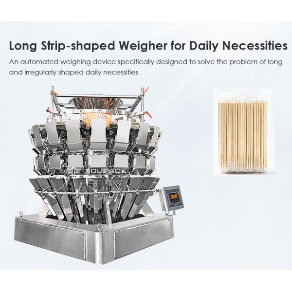 Plastic Fork Automatic Packing Machine Shower Cap Packaging Machine Multihead Weigher Packaging System