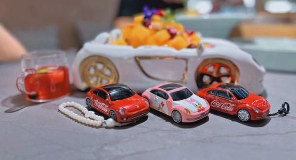 VW Beetle DIY Car Key Cover Design exclusivo ABS Material de plástico de engenharia