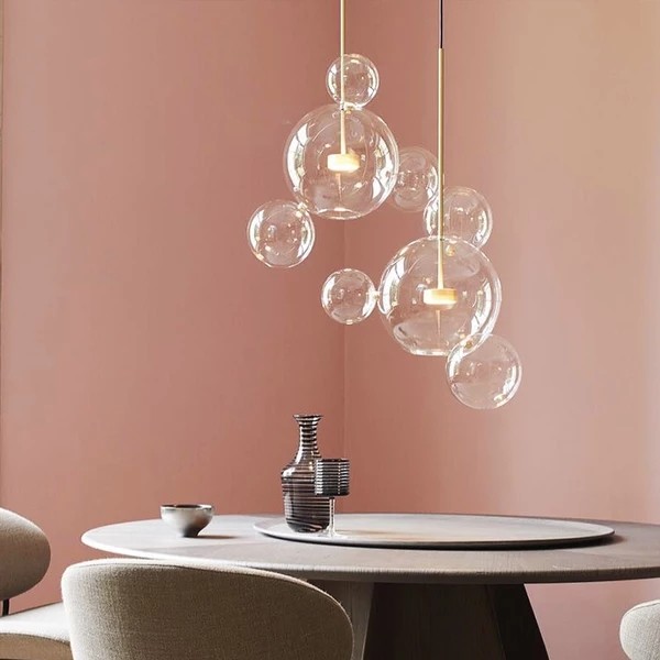 Wholesale Price Modern Lamp Milk Glass Golden Chandelier Pendant Light For Home Restaurant