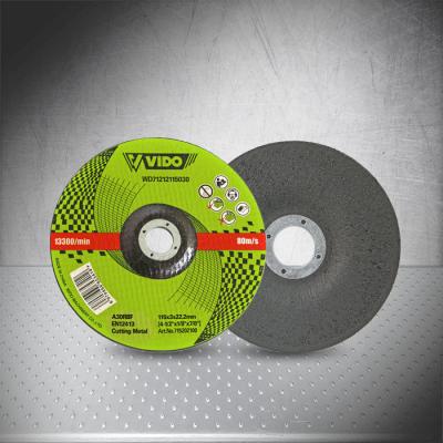 A solda de aço emenda o disco de corte do metal de 115x3mm, o material é óxido de alumínio.