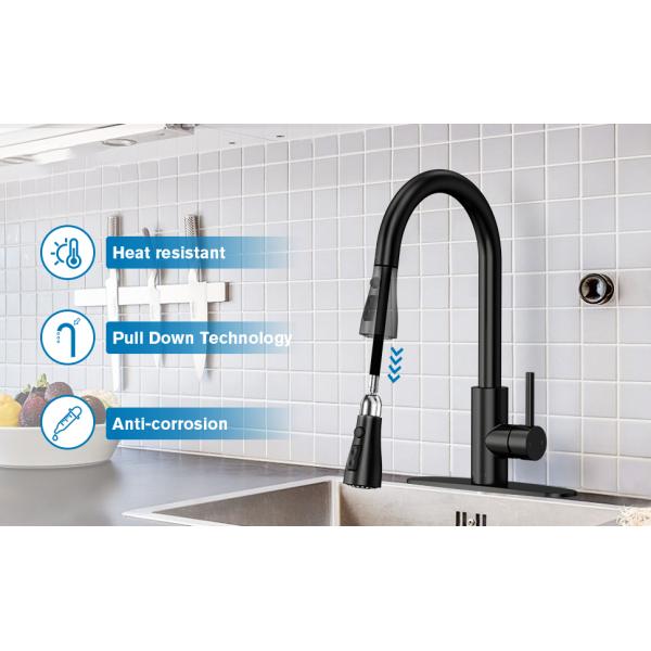 Brushed Nickel SUS304 Stainless Steel Faucet Sprayer For Kitchen Sink