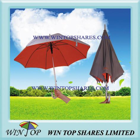 2 Layers Auto Aluminum Ad Umbrella(WT5071)