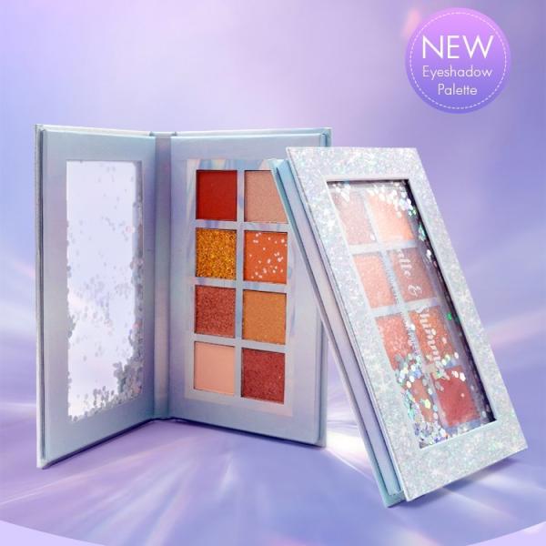 8 Colors Waterproof  Eyeshadow Palette Multichrome Eyeshadow ISO22716
