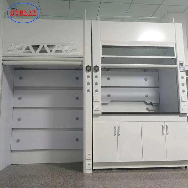 Emanações fortes de aço completas Eco-amigáveis Hood Specifications do laboratório da resistência química do OEM