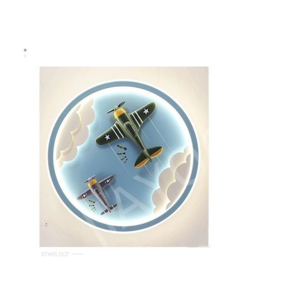Home Decoration Lighting Modern Lighting Lustre Indoor LED Children Room airplane ceiling light(WH-MA-298)