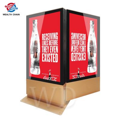 75 inch Dual sided digital kiosk display for retail exhibition hall restaurant multi screens HD screen