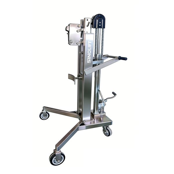 DTF450S Stainless Steel Hydraulic Drum Truck