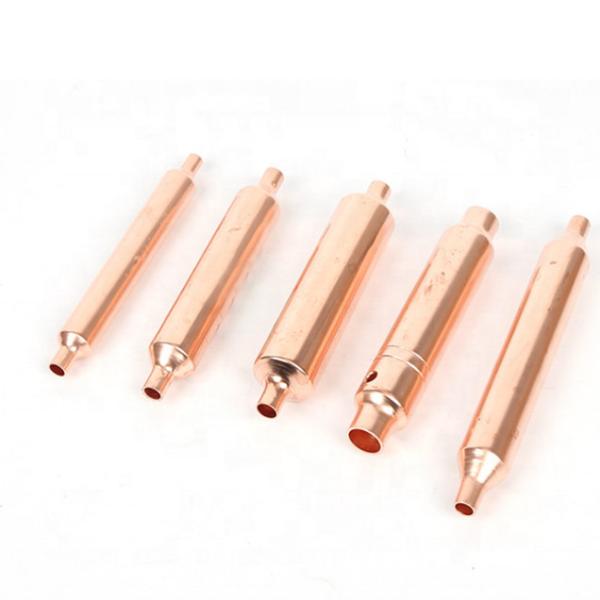 Copper HVAC Filter Drier Liquid Line Round For Refrigeration
