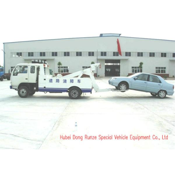 DFAC 6 Ton Light Duty Integrated Wrecker Tow Truck Recovery Vehicle With 6 Wheels
