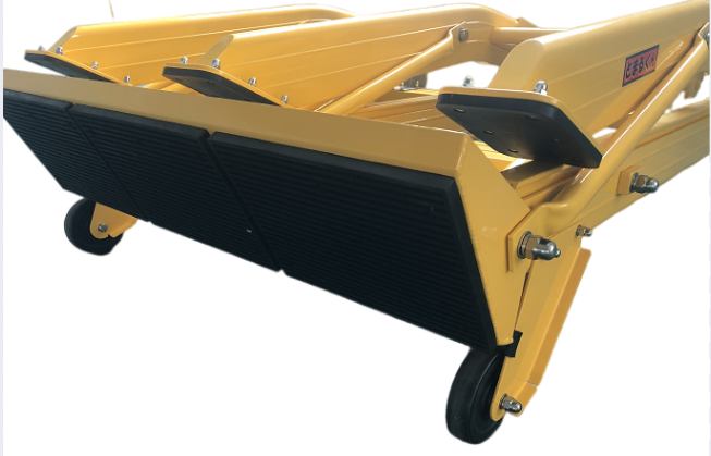 Mobile Vehicle Barrier providing a solution for temporary and permanent vehicle access control in commercial and public spaces