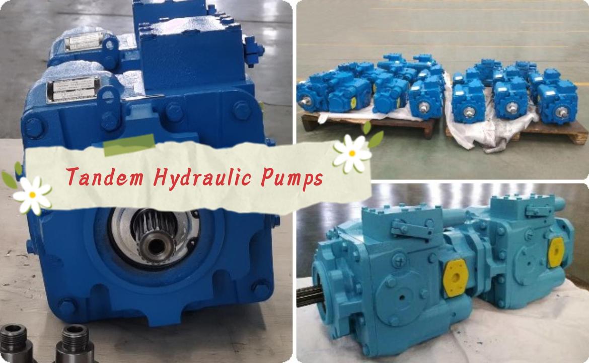 agricultural machinery tandem hydraulic pumps HPV70 высокопроизводительные тандемные гидравлические насосы, рассчитанные на 70 мл/час