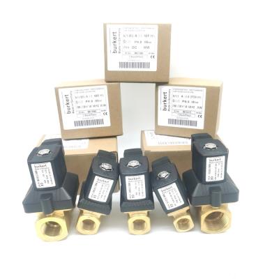 Burkert Solenoid Valve FKM Seal 00126091 24VDC 8W 0~6bar 6013 Type Direct Acting G1/8 Inch 2/2 Normally Closed 3.0 Flow Hole