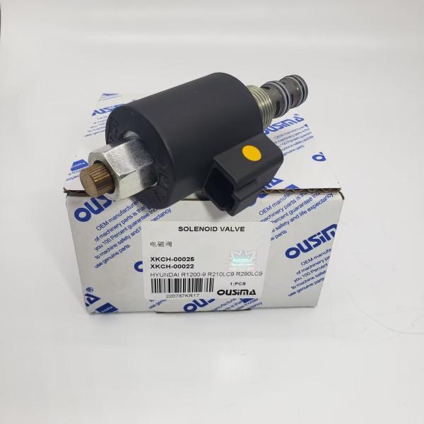 XKCH-00022 Selenoide Valve For Hyundai R215VS R210LC9 R250LC9 R385VS Excavator Parts