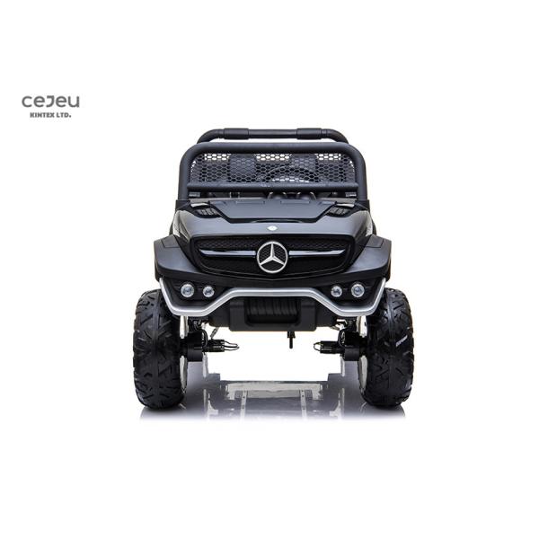 LED Lights Mercedes Benz Unimog Ride On 2 Seater With EVA Tire