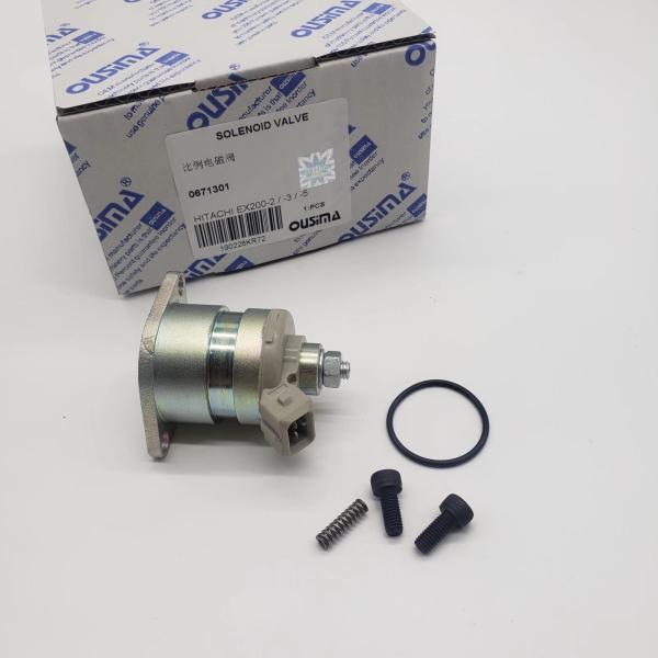 OUSIMA Valves Solenoid Hydraulic Valve 0671301 For Hitachi EX200-2 EX200-3 EX200-5 Excavator