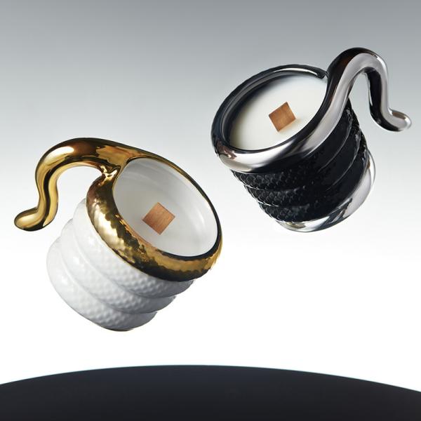 Ready To Ship In Stock Express Shipping Ceramic Candle Holder With Customized Design