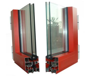 Powder Painted  profile aluminum extrusions With Finished Machining
