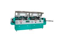 Impressora de tela de garrafas de bebidas desportivas de plástico 2 cores Máquina de impressão de tela de seda linear