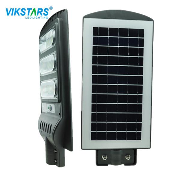 60 Watt Solar Street Lights ABS Plastic Lamp Body SMD 5730 Waterproof Street Lamp