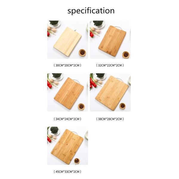 Оливка акации кухни разделочная доска 14 x 11 дюйма бамбуковая с ручкой