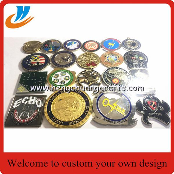 Die casting coins,USA metal challenge coins with 3D logo coin design