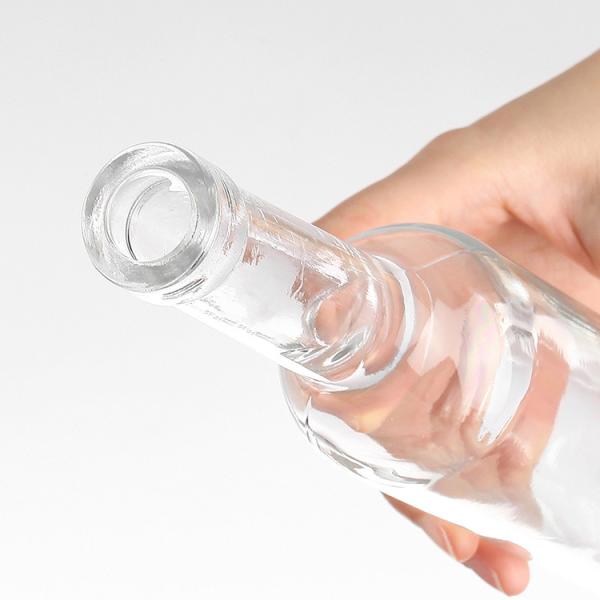 Super Flint Glass Custom Empty Olive Oil 500ml Glass Bottles for Liquor Vodka
