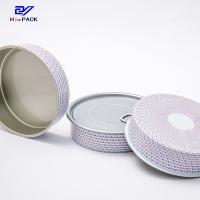 Custom Empty Tuna Cans Gold 180ml Food Tin Packing SGS CE Approval
